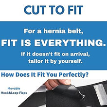 Carica l'immagine nel visualizzatore di Gallery, Universal Hernia Belt for Men Women: CutToFit Double/Single Inguinal/Sports Hernia Truss Left Right Rupture Support w/ Ergonomic Groin Straps 4 Compression Pad|Pre&Post Surgery Pain Relief Rehab Brace
