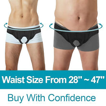 Carica l'immagine nel visualizzatore di Gallery, Universal Hernia Belt Truss for Men & Women - Custom Fit Double/Single Inguinal/Sports Hernia Support Groin for Left Right|Upgraded Hernia Braces w/ Adjustable Straps for Pre&Post Surgery Pain Relief