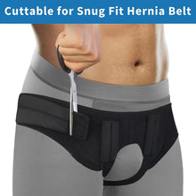 Carica l'immagine nel visualizzatore di Gallery, Universal Hernia Belt for Men Women: CutToFit Double/Single Inguinal/Sports Hernia Truss Left Right Rupture Support w/ Ergonomic Groin Straps 4 Compression Pad|Pre&Post Surgery Pain Relief Rehab Brace