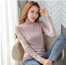 Carica l'immagine nel visualizzatore di Gallery, 高領修身打底薄長袖上衣 8色 80公斤可穿