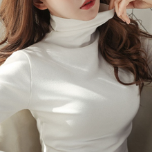 Carica l'immagine nel visualizzatore di Gallery, 高領修身打底薄長袖上衣 8色 80公斤可穿