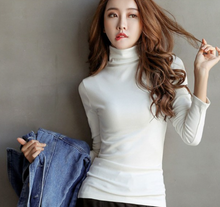 Carica l'immagine nel visualizzatore di Gallery, 高領修身打底薄長袖上衣 8色 80公斤可穿