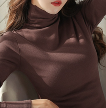Carica l'immagine nel visualizzatore di Gallery, 高領修身打底薄長袖上衣 8色 80公斤可穿