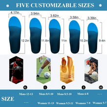 Carica l'immagine nel visualizzatore di Gallery, Unisex Full Length Arch Support Insoles