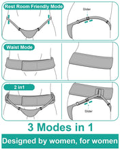 Carica l&#39;immagine nel visualizzatore di Gallery, Lightweight Pelvic Support Belt for Pregnancy-Trimmable 2 in 1 Back Brace&amp;Pelvic Floor Band