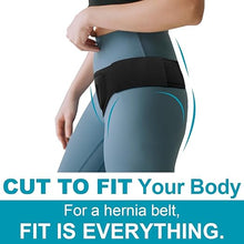 Carica l&#39;immagine nel visualizzatore di Gallery, Universal Hernia Belt Truss for Men &amp; Women - Custom Fit Double/Single Inguinal/Sports Hernia Support Groin for Left Right|Upgraded Hernia Braces w/ Adjustable Straps for Pre&amp;Post Surgery Pain Relief