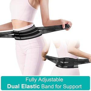 Light Weight & Breathable Back Brace for Women and Men Lower Back Pain Relief, Lightweight Women Lumbar Back Support Belt, Faja Trabajo Lumbar Para la Espalda Mujer, Herniated Disc, Sciatica and Scoliosis Relief