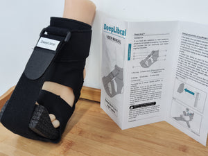 DeepLibral Fascia Socks-Customizable Support for Plantar Fascia / Achilles Tendonitis / Heel Pain Relief for Women & Men