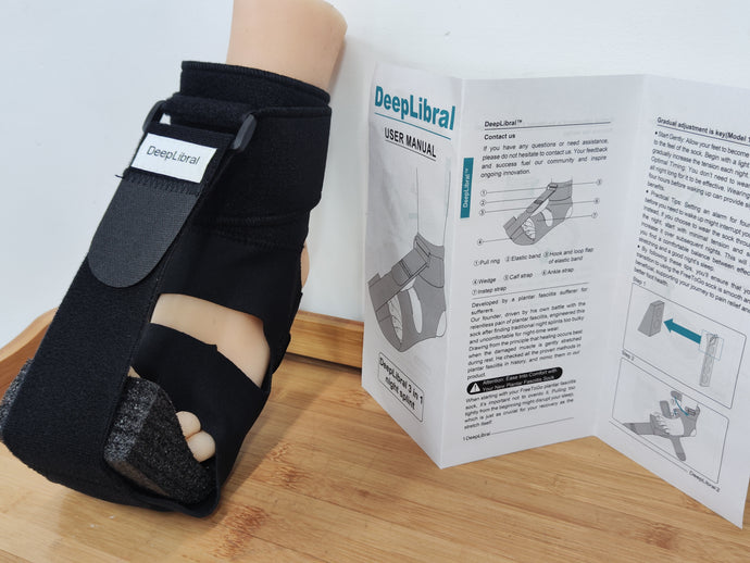 DeepLibral Fascia Socks-Customizable Support for Plantar Fascia / Achilles Tendonitis / Heel Pain Relief for Women & Men